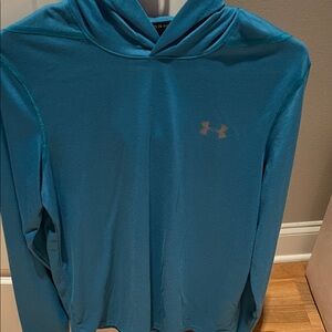 Men’s Under Armour Teal Pullover Hoodie size small